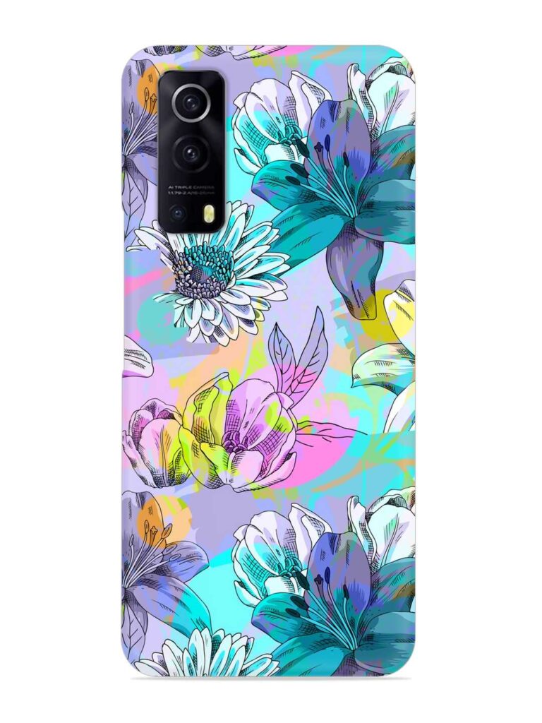 Vector Seamless Abstract Snap Case for iQOO Z3 (5G) Zapvi