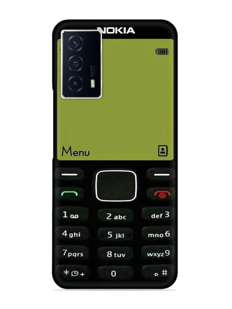 Nokia 3300 Background Snap Case for iQOO Z5 (5G) Zapvi