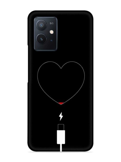 Heart Pumps Blood Charger Snap Case for iQOO Z6 (5G) Zapvi