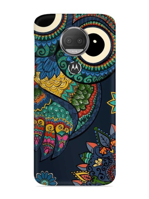 Owl Vector Art Snap Case for Motorola Moto G5S Zapvi