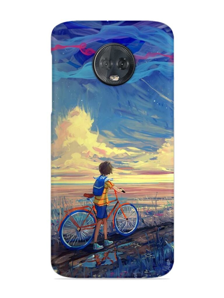 Bicycle Art Snap Case for Motorola Moto G6 Plus Zapvi