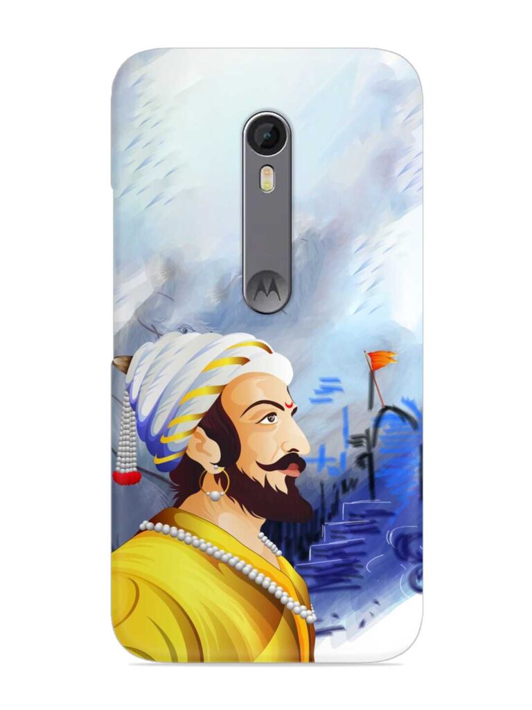 Shivaji Maharaj Color Paint Art Snap Case for Motorola Moto X Style Zapvi