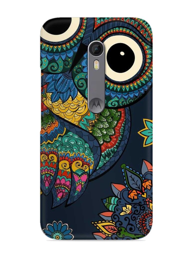 Owl Vector Art Snap Case for Motorola Moto X Style Zapvi