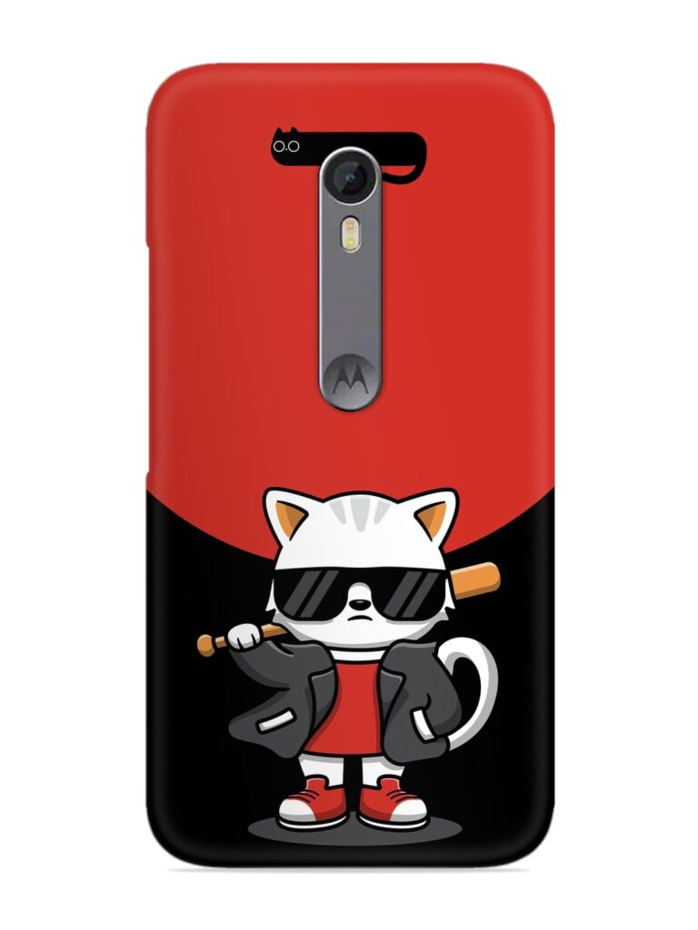Cool Little Bear Cartoon Snap Case for Motorola Moto X Style Zapvi