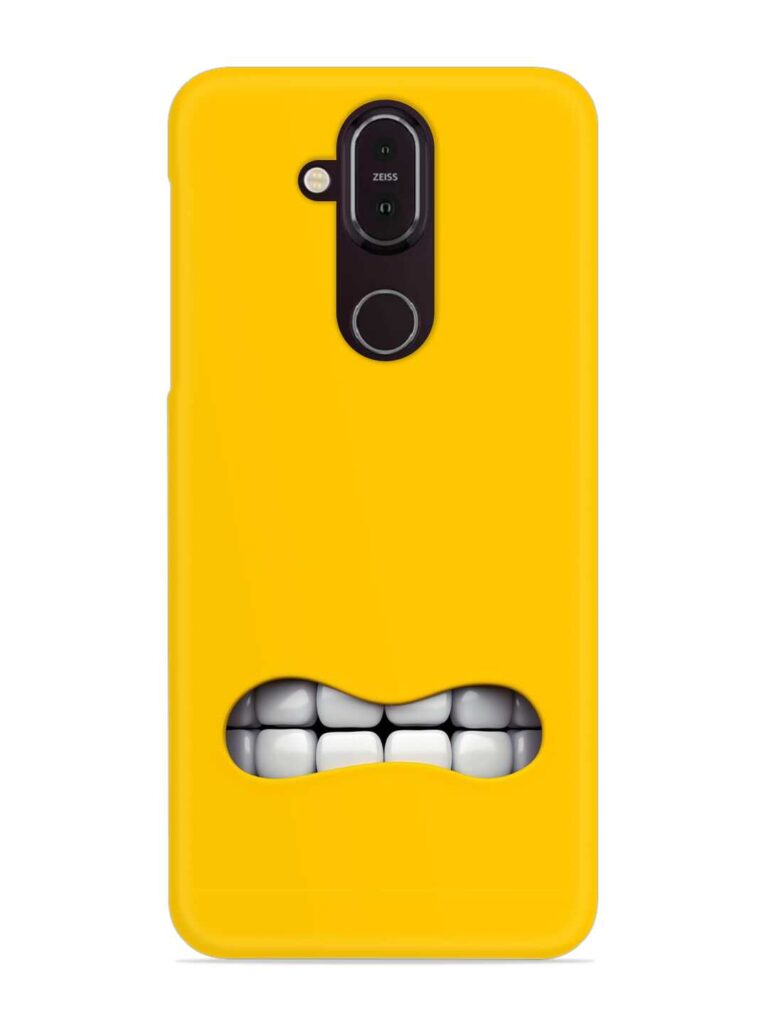 Mouth Character On Snap Case for Nokia 8.1 Zapvi