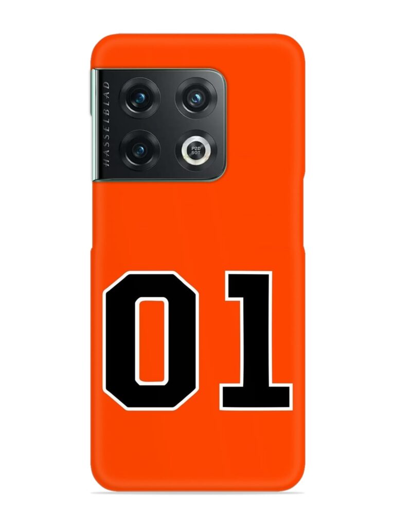 01 Number Snap Case for OnePlus 10 Pro (5G) Zapvi