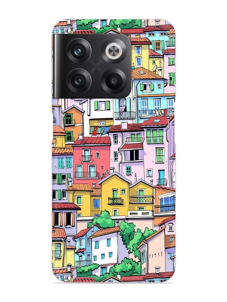Europe Old Town Snap Case for OnePlus 10T (5G) Zapvi