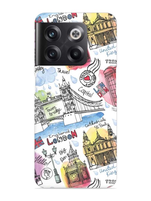 Vector London Landmark Snap Case for OnePlus 10T (5G) Zapvi