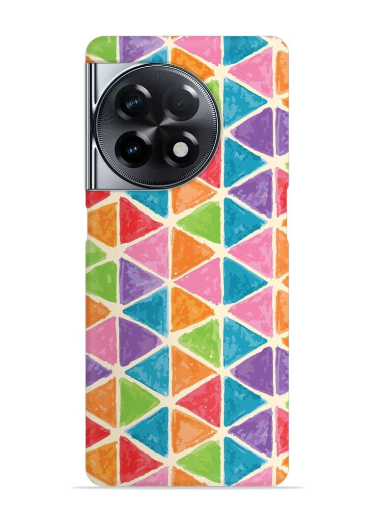 Seamless Colorful Isometric Snap Case for OnePlus 11R (5G) Zapvi