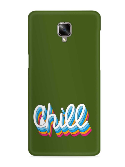 Color Chill Shirt Snap Case for OnePlus 3 Zapvi