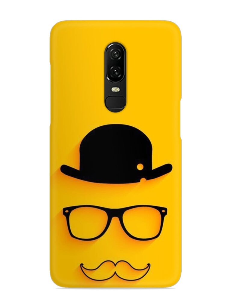 Classic Face Vector Snap Case for OnePlus 6 Zapvi