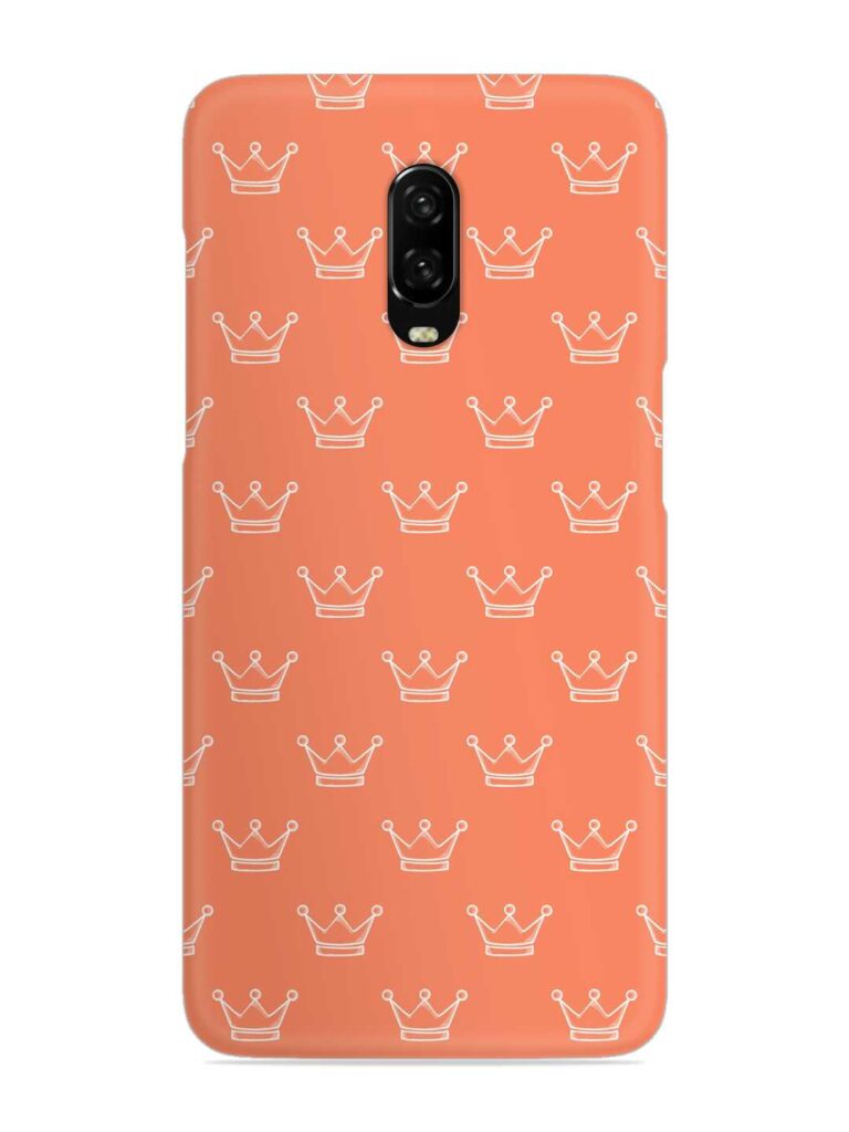 Hand Drawn Crown Snap Case for OnePlus 6T Zapvi