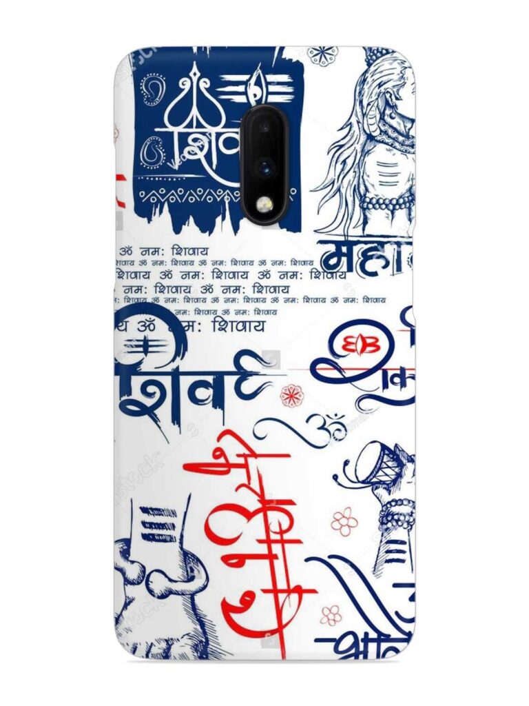 Shiv Bhole Snap Case for OnePlus 7 Zapvi