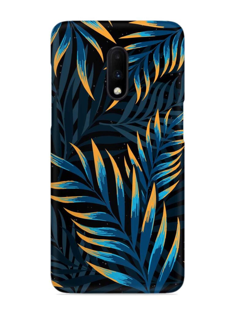 Abstract Leaf Art Snap Case for OnePlus 7 Zapvi