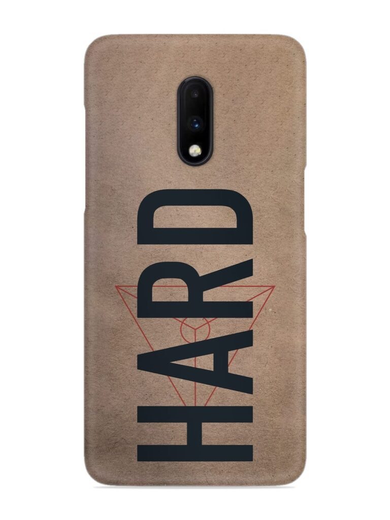 Hard Typo Snap Case for OnePlus 7 Zapvi