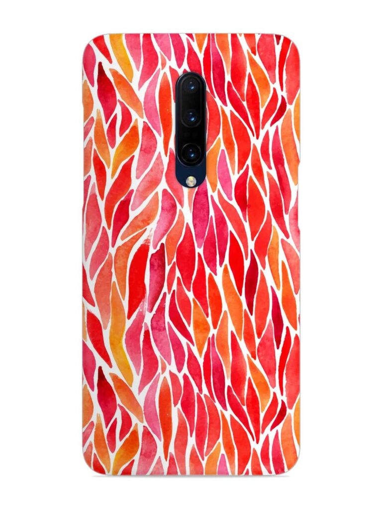 Watercolor Abstract Colorful Snap Case for OnePlus 7 Pro Zapvi