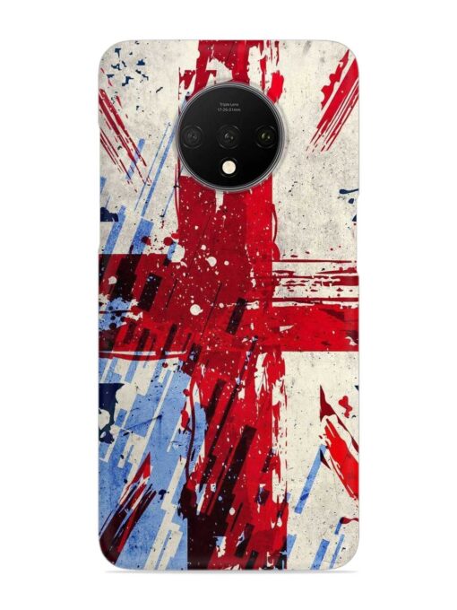 British Union Jack Flag Snap Case for OnePlus 7T Zapvi