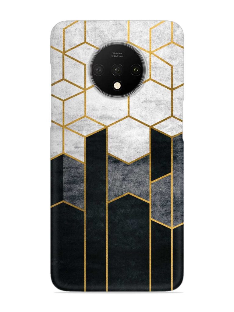 Cube Marble Art Snap Case for OnePlus 7T Zapvi