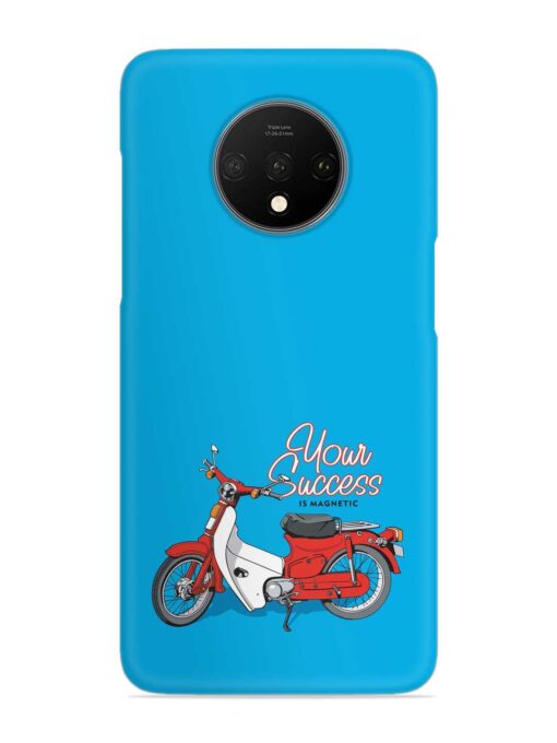 Motorcycles Image Vector Snap Case for OnePlus 7T Zapvi