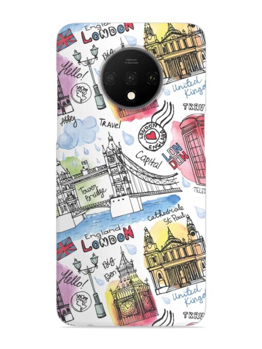 Vector London Landmark Snap Case for OnePlus 7T Zapvi
