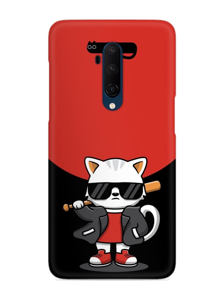 Cool Little Bear Cartoon Snap Case for OnePlus 7T Pro Zapvi