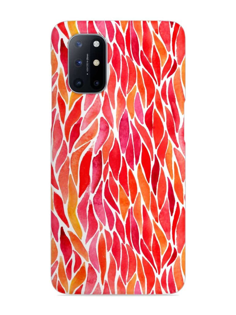 Watercolor Abstract Colorful Snap Case for OnePlus 8T (5G) Zapvi