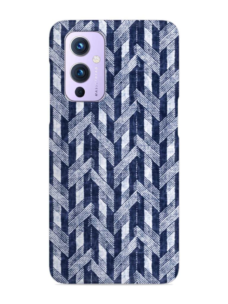 Abstract Herringbone Motif Snap Case for OnePlus 9 (5G) Zapvi