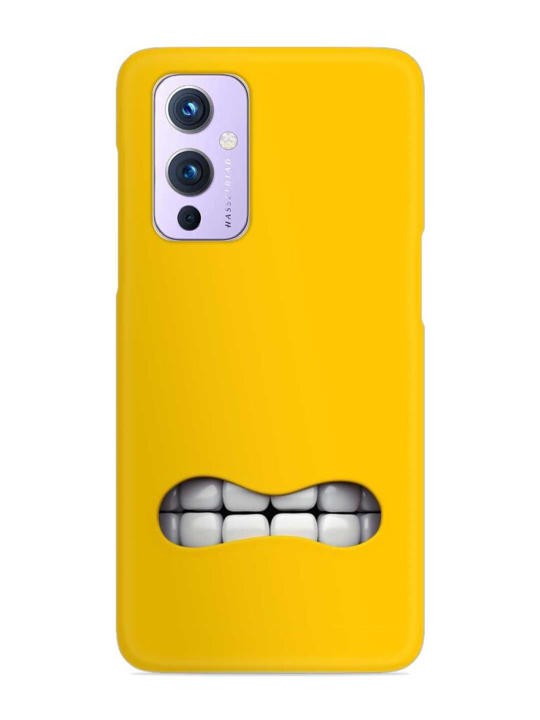 Mouth Character On Snap Case for OnePlus 9 (5G) Zapvi