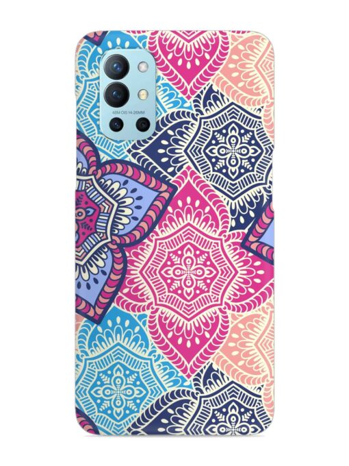 Ethnic Floral Seamless Snap Case for OnePlus 9R (5G) Zapvi