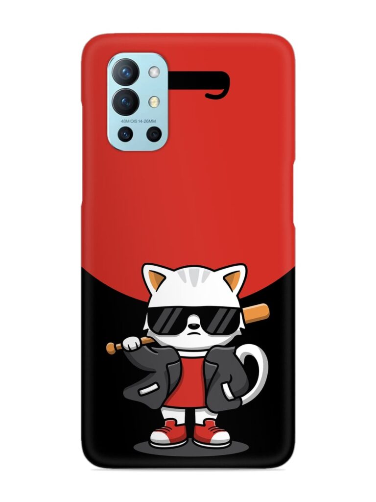 Cool Little Bear Cartoon Snap Case for OnePlus 9R (5G) Zapvi