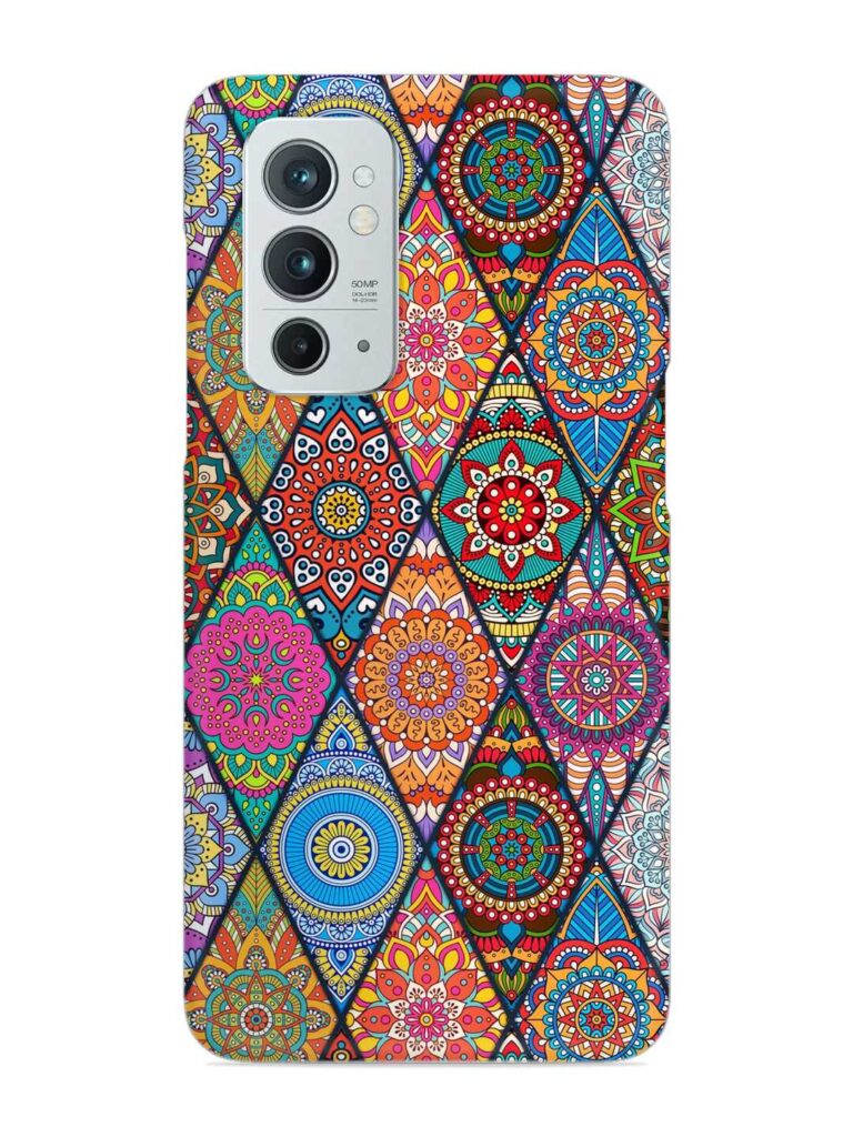 Seamless Tile Pattern Snap Case for OnePlus 9RT (5G) Zapvi