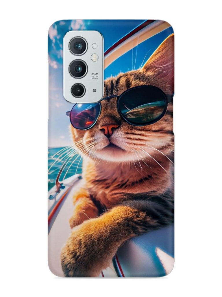 Cat In Style Snap Case for OnePlus 9RT (5G) Zapvi