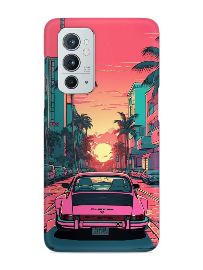 Car At Viewpoint Snap Case for OnePlus 9RT (5G) Zapvi