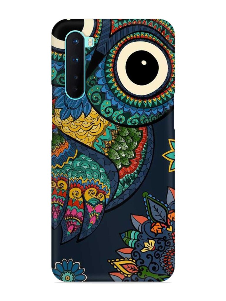 Owl Vector Art Snap Case for OnePlus Nord Zapvi