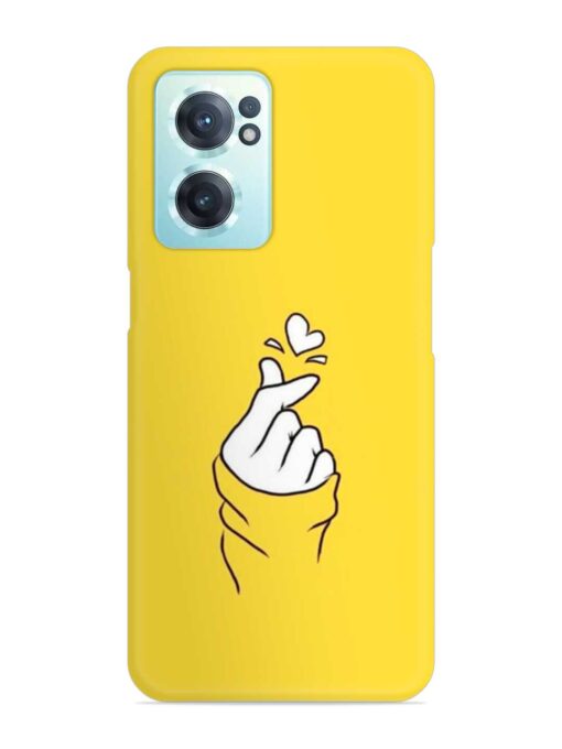 Chutki Love Heart Snap Case for OnePlus Nord CE 2 (5G) Zapvi