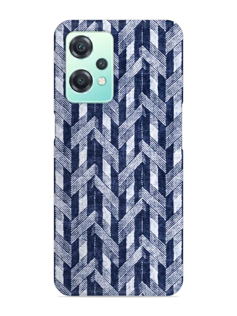 Abstract Herringbone Motif Snap Case for OnePlus Nord CE 2 Lite (5G) Zapvi