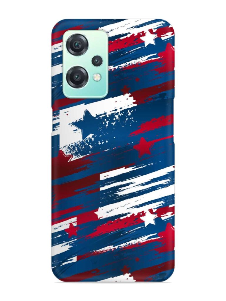 Abstract Seamless Usa Snap Case for OnePlus Nord CE 2 Lite (5G) Zapvi