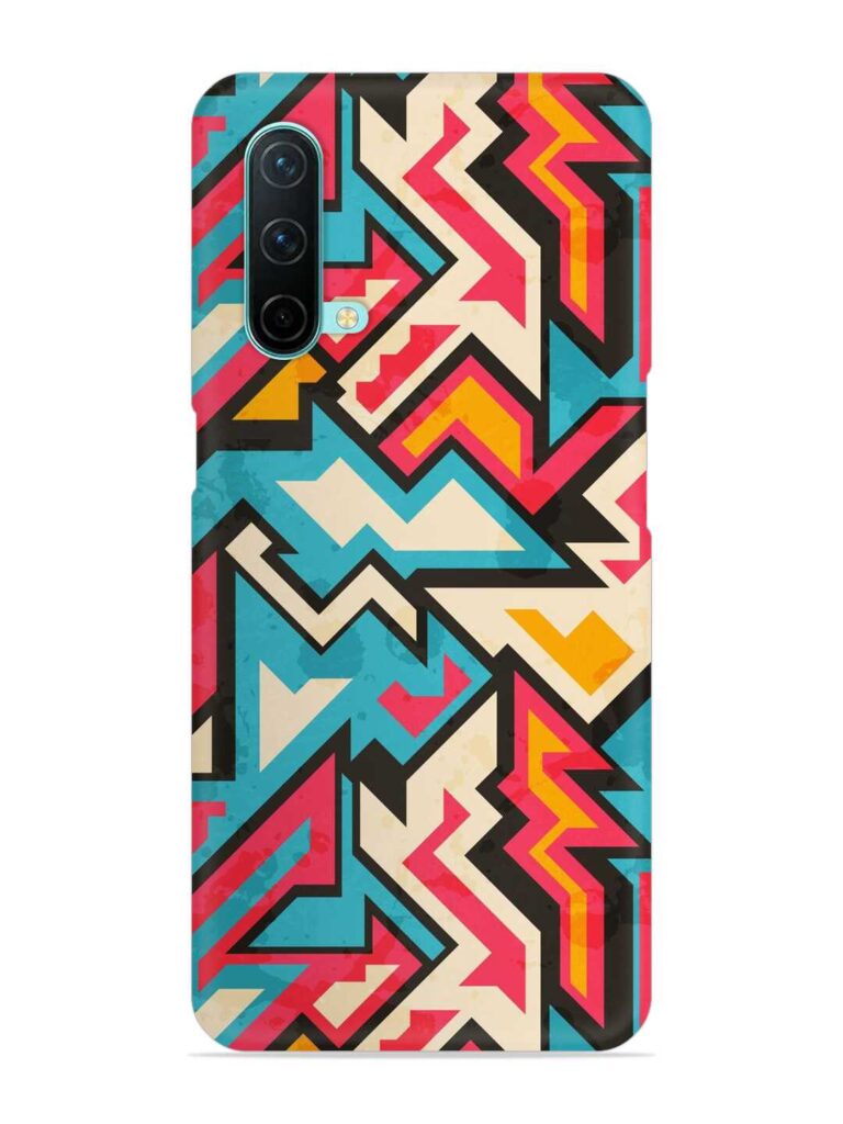 Bright Stripes Seamless Snap Case for OnePlus Nord CE (5G) Zapvi