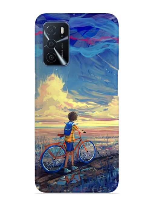 Bicycle Art Snap Case for Oppo A16 Zapvi
