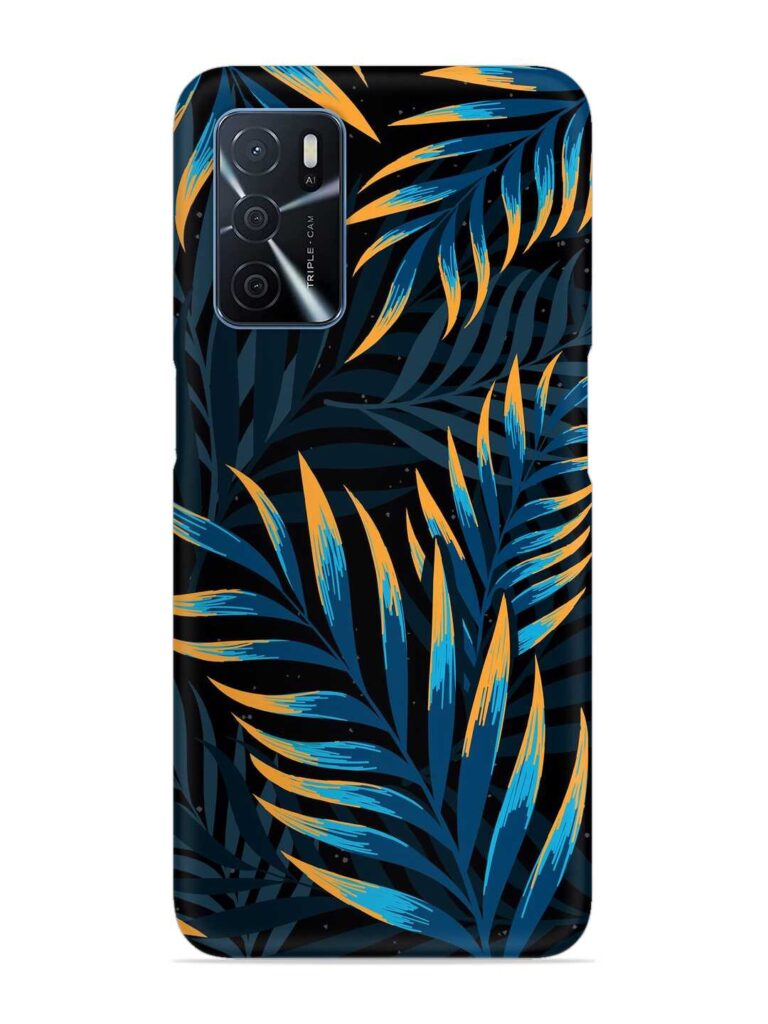 Abstract Leaf Art Snap Case for Oppo A16 Zapvi