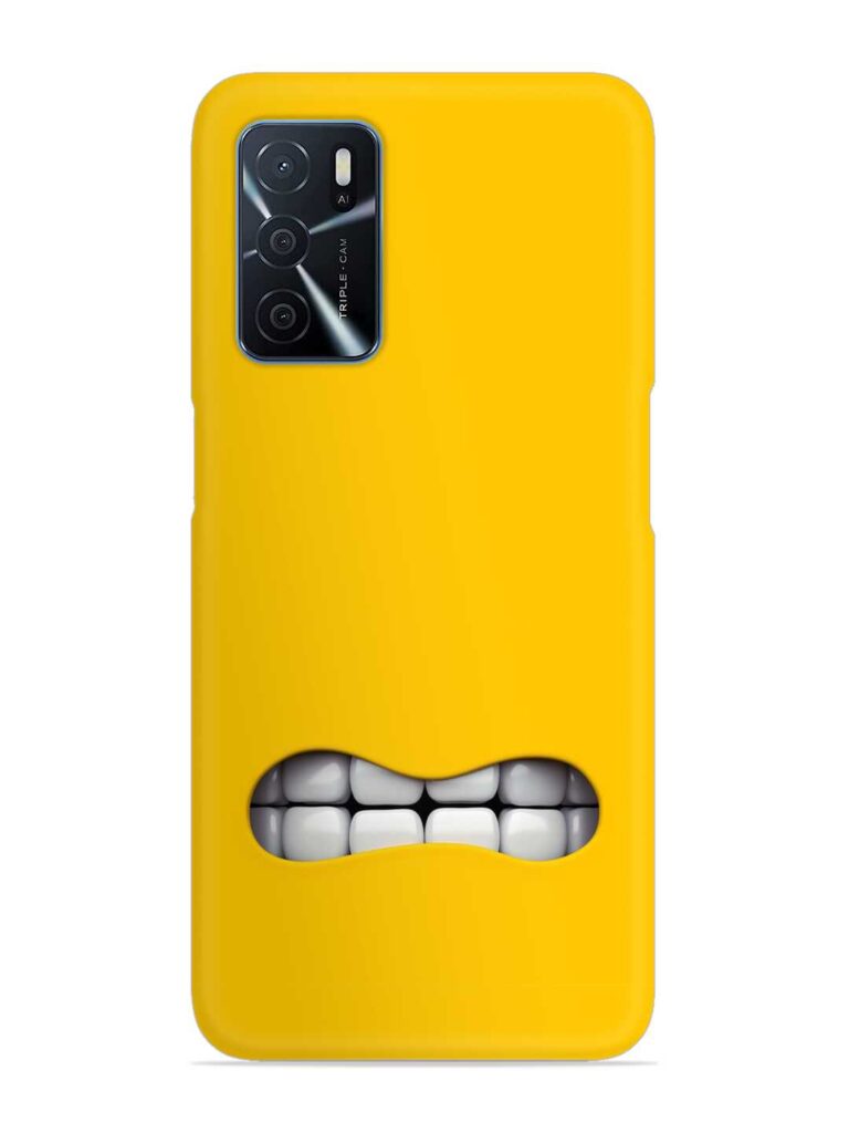Mouth Character On Snap Case for Oppo A16 Zapvi