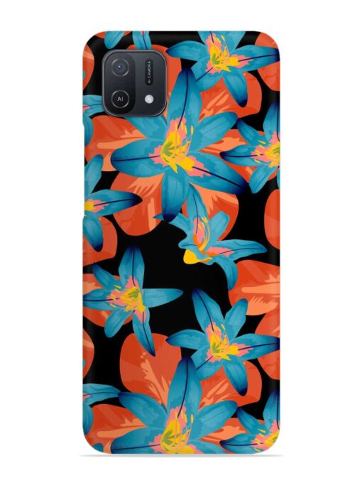 Philippine Flowers Seamless Snap Case for Oppo A16K Zapvi