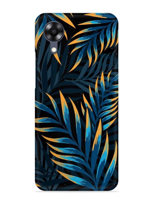 Abstract Leaf Art Snap Case for Oppo A17K Zapvi