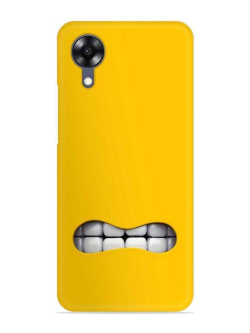 Mouth Character On Snap Case for Oppo A17K Zapvi