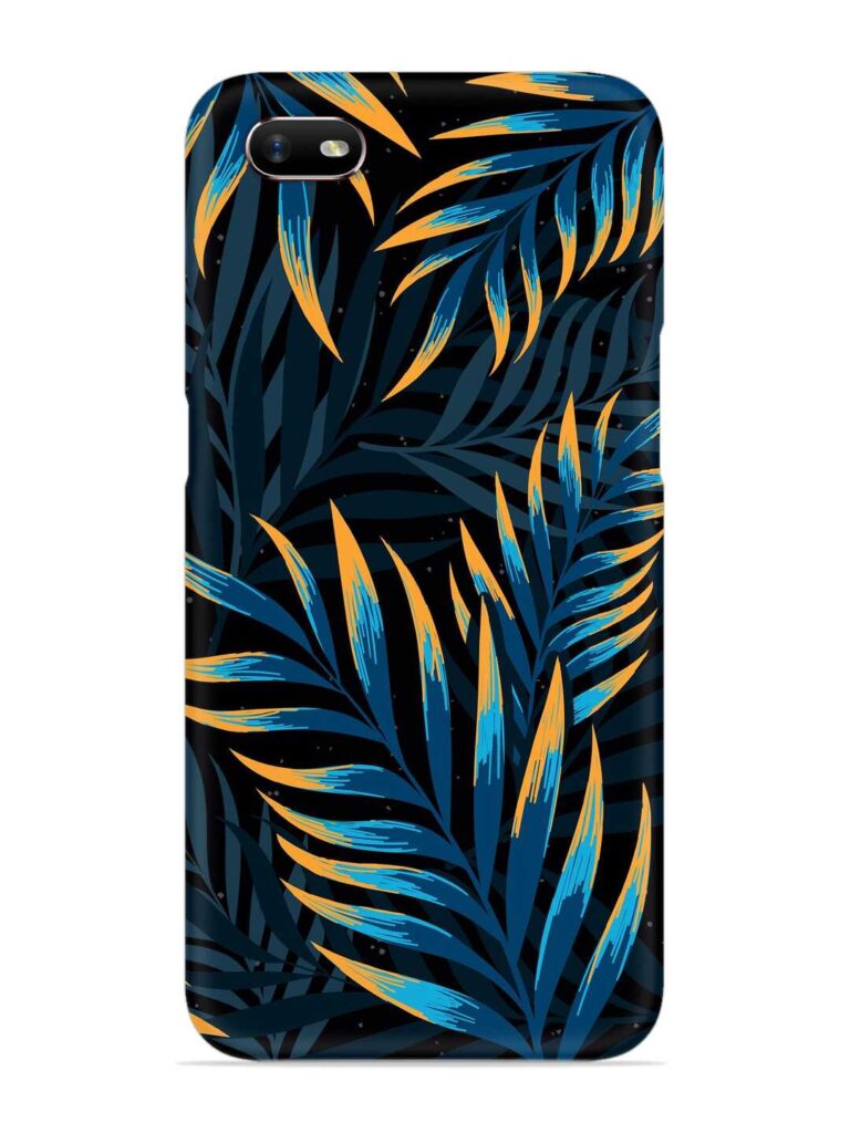 Abstract Leaf Art Snap Case for Oppo A1K Zapvi