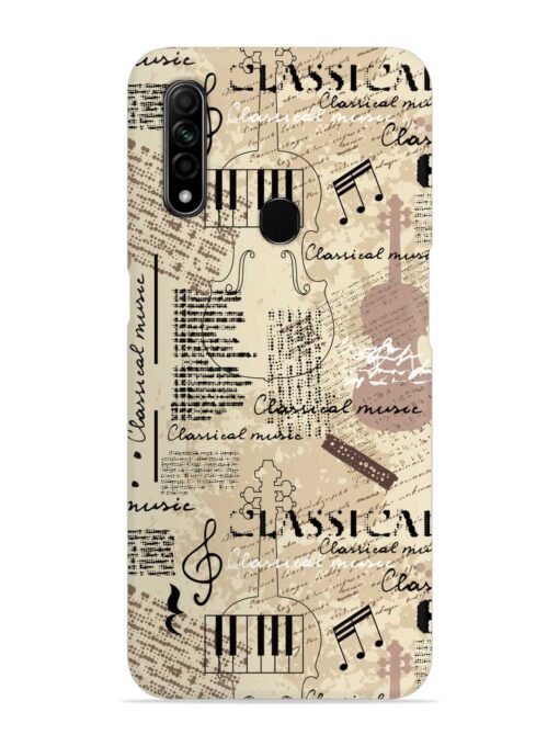 Classical Music Lpattern Snap Case for Oppo A31 Zapvi