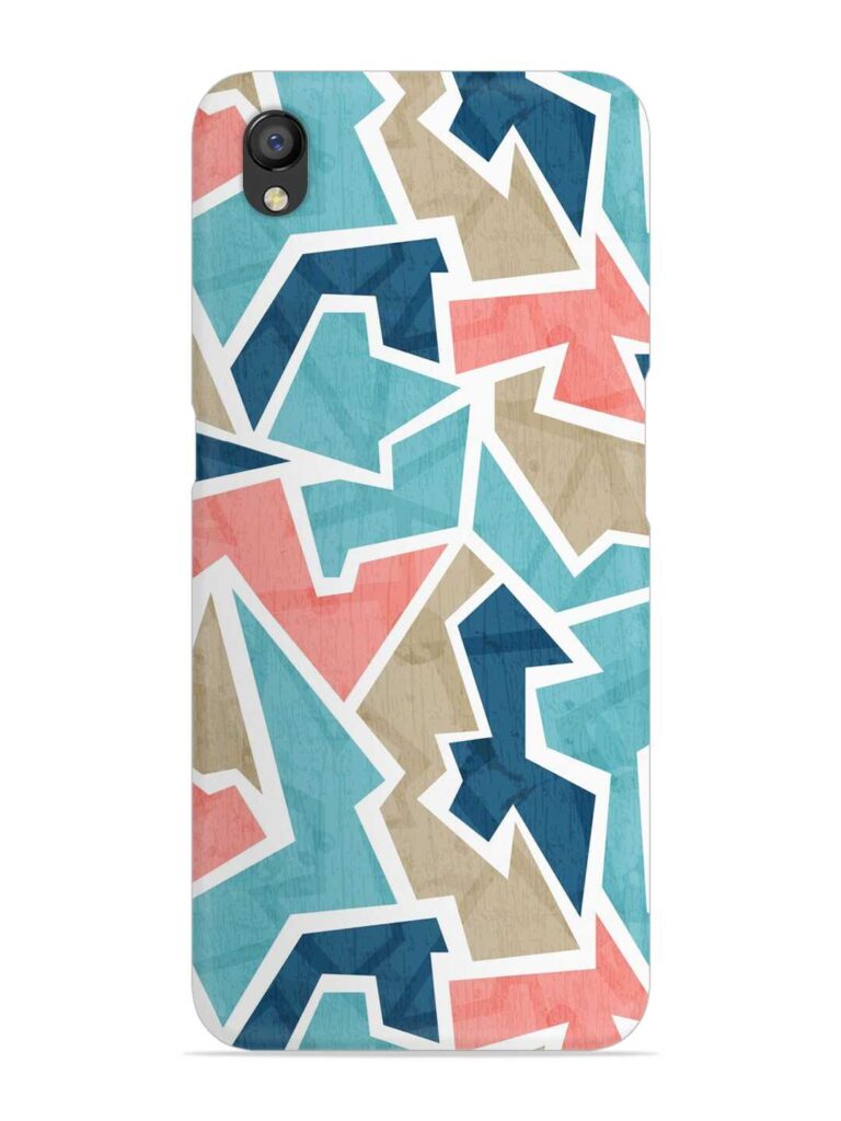 Vintage Geometric Triangle Snap Case for Oppo A37 Zapvi