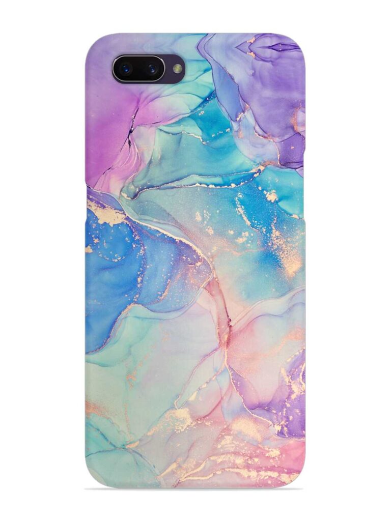 Alcohol Ink Colors Snap Case for Oppo A3S Zapvi