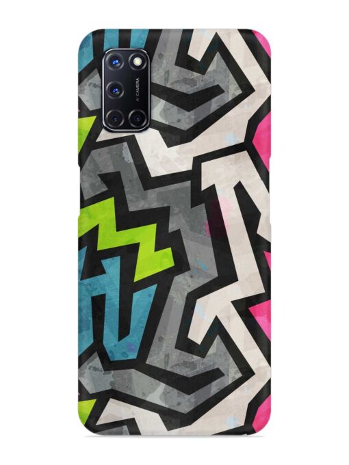 Spray Paint Snap Case for Oppo A52 Zapvi