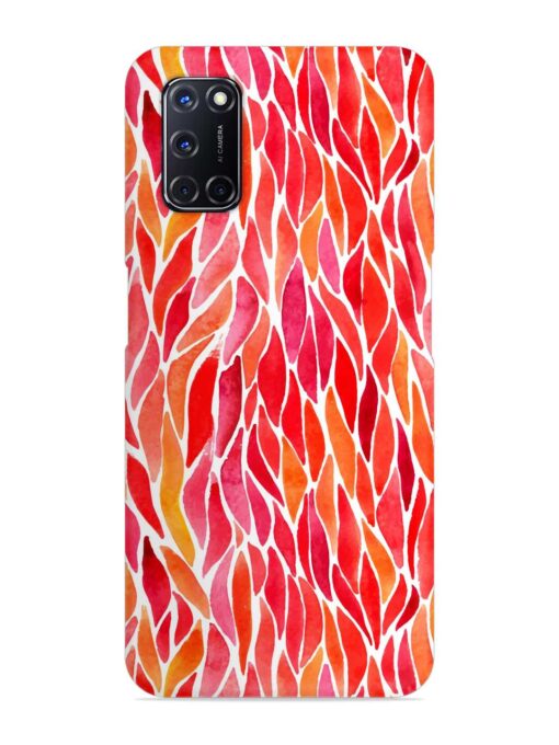 Watercolor Abstract Colorful Snap Case for Oppo A52 Zapvi